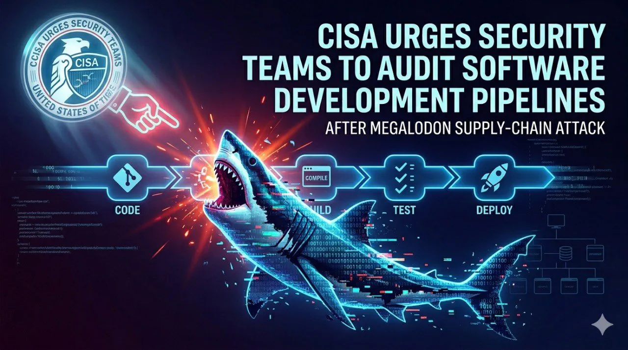 CISA Urges Security Teams to Audit Software Development Pipelines After Megalodon Supply‑Chain Attack